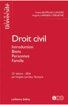 Droit civil 23ed 2024 - introduction, biens, personnes, famille