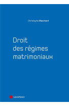 Droit des régimes matrimoniaux