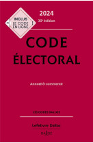 Code electoral 2024, annote et commente. 30e ed.