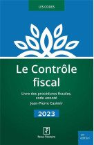 Le controle fiscal 2023