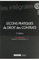 Lecons pratiques de droit des contrats - volume 13