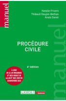 Procedure civile - a jour de la loi organique n  2023-1058 et de la loi n  2023-1059 du 20 novembre