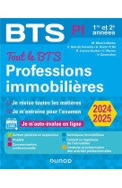 Tout le bts professions immobilieres - 2024-2025 - 1re et 2e annees