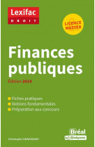 Lexifac droit - finances publiques - edition 2024