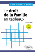 Le droit de la famille en tableaux - a jour au 30 septembre 2023