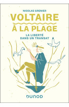 Voltaire a la plage - la liberte dans un transat