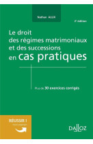 Le droit régimes matrimoniaux et successions en cas pratiques