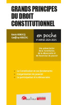 Grands principes du droit constitutionnel