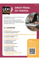 Droit penal du travail