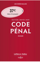 Code pénal 122ed - édition limitée 2025, annoté