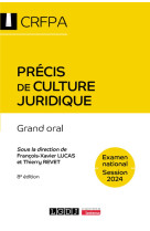 Précis de culture juridique - crfpa - examen national session 2024