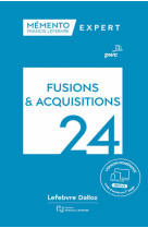 Mémento fusions et acquisitions 2024