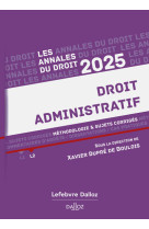 Annales droit administratif 2025