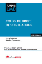 Cours de droit des obligations