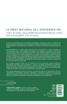 Droit notarial de l'assurance -vie