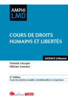 Cours de droits humains et libertés