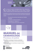 Manuel de criminologie