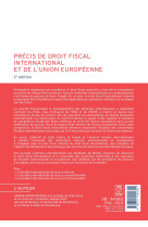 Précis de droit fiscal international et de l'union européenne