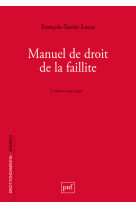 Manuel de droit de la faillite