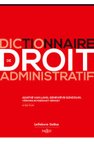 Dictionnaire de droit administratif. 9e éd.