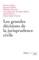 Les grandes décisions de la jurisprudence civile