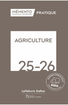 Mémento agriculture 2025-2026