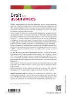 Droit des assurances - 3e édition enrichie