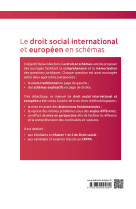 Le droit social international et europeen en schemas - a jour au 15 mars 2024