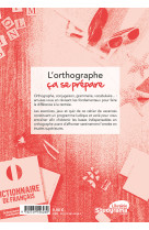 Le cahier de vacances en orthographe