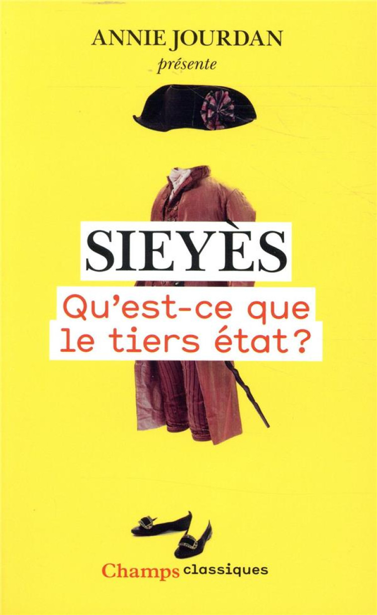 QU'EST-CE QUE LE TIERS ETAT ? - SIEYES/BREDIN - FLAMMARION