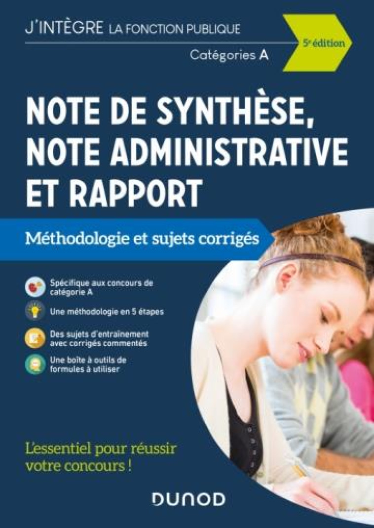 TOUS CONCOURS FONCTION PUBLIQUE - T01 - NOTE DE SYNTHESE, NOTE ADMINISTRATIVE ET RAPPORT - 4E ED. - - LIEVRE PIERRE - DUNOD