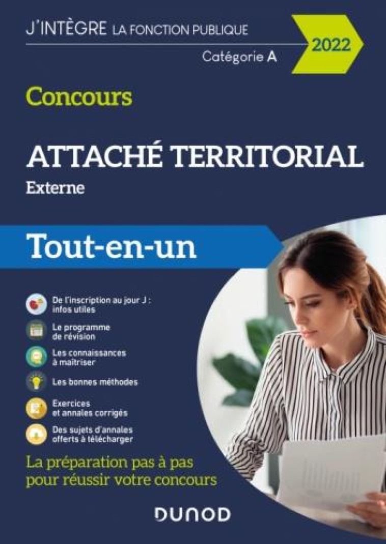 CONCOURS ATTACHE TERRITORIAL EXTERNE 2022 - TOUT-EN-UN - PIAN/BELLENEY/BOUCHE - DUNOD