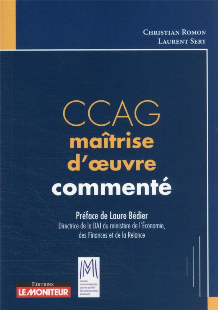 CCAG MAITRISE D'OEUVRE COMMENTE - XXX - ARGUS