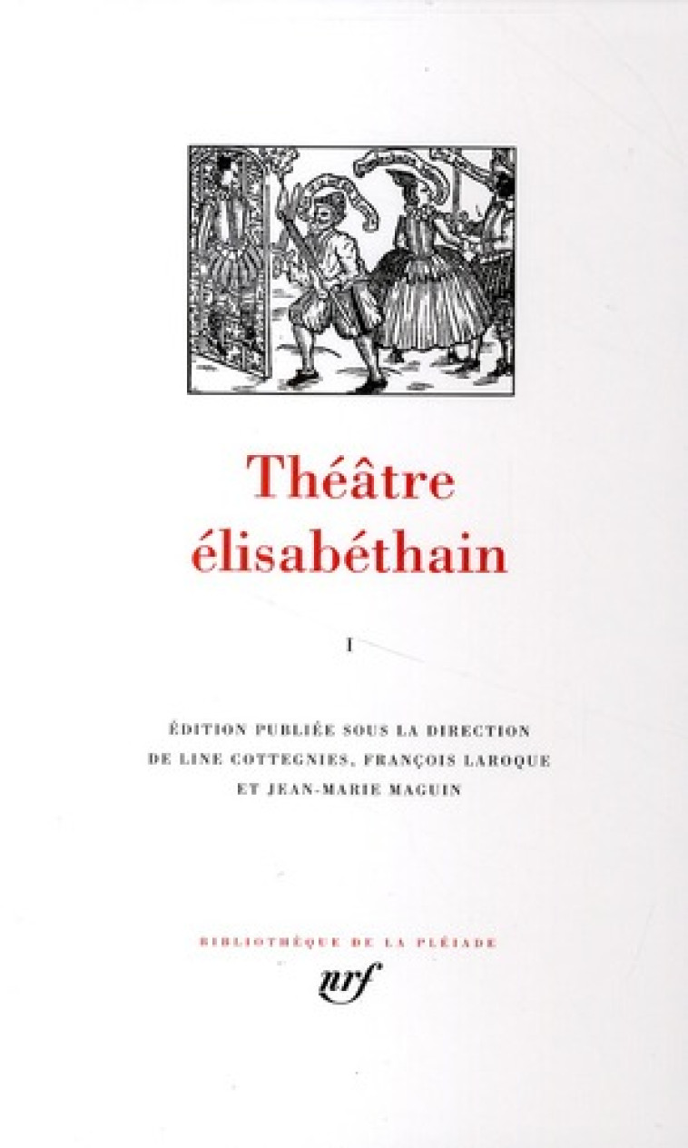 THEATRE ELISABETHAIN - VOL01 - COLLECTIF - GALLIMARD