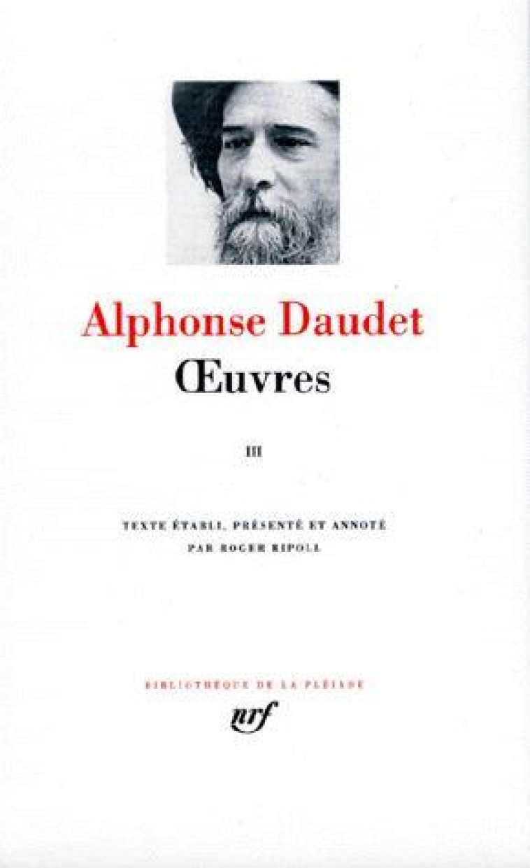 OEUVRES - VOL03 - DAUDET ALPHONSE - GALLIMARD