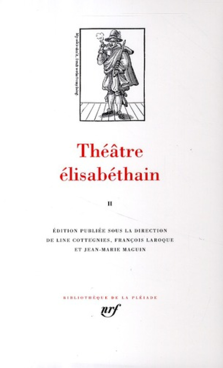 THEATRE ELISABETHAIN - VOL02 - COLLECTIF - GALLIMARD