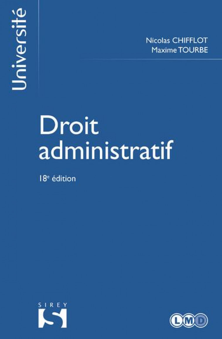 DROIT ADMINISTRATIF. 18E ED. - CHRETIEN/CHIFFLOT - DALLOZ