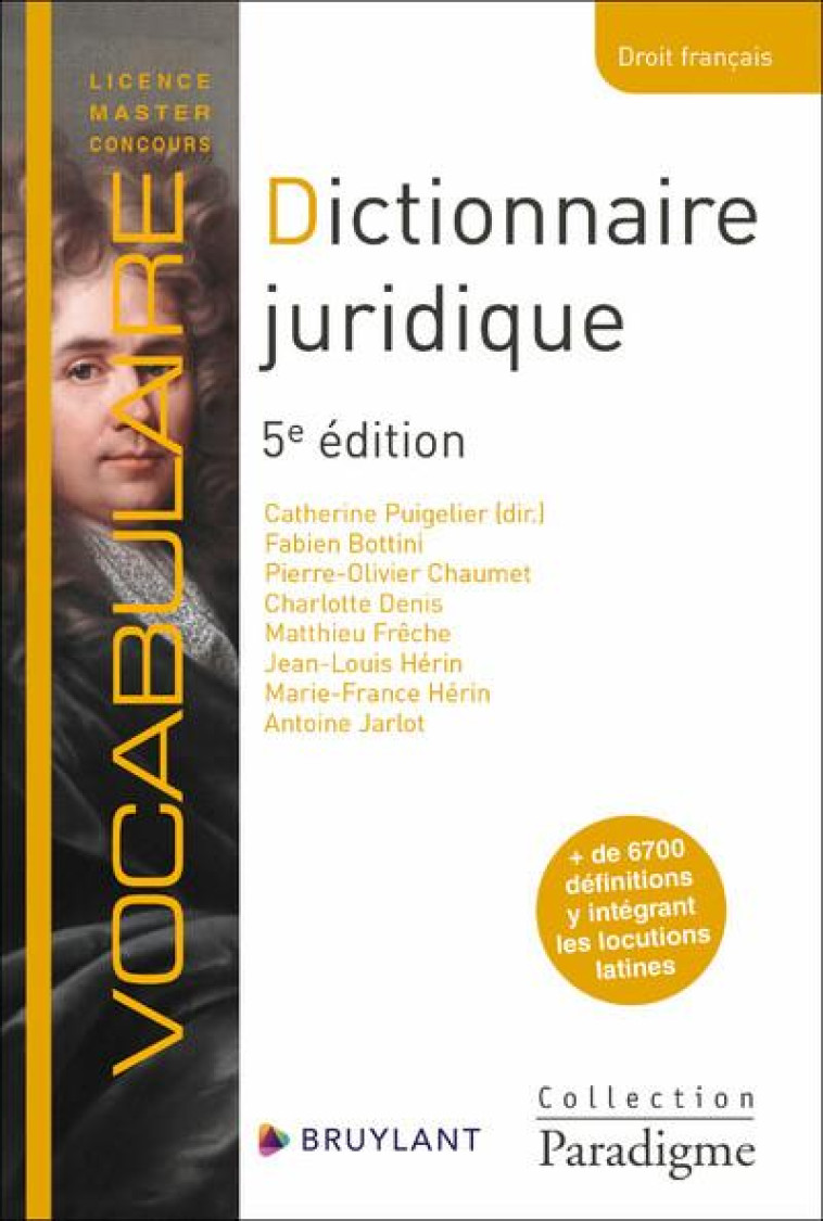 DICTIONNAIRE JURIDIQUE - BOTTINI/CHAUMET - LARCIER