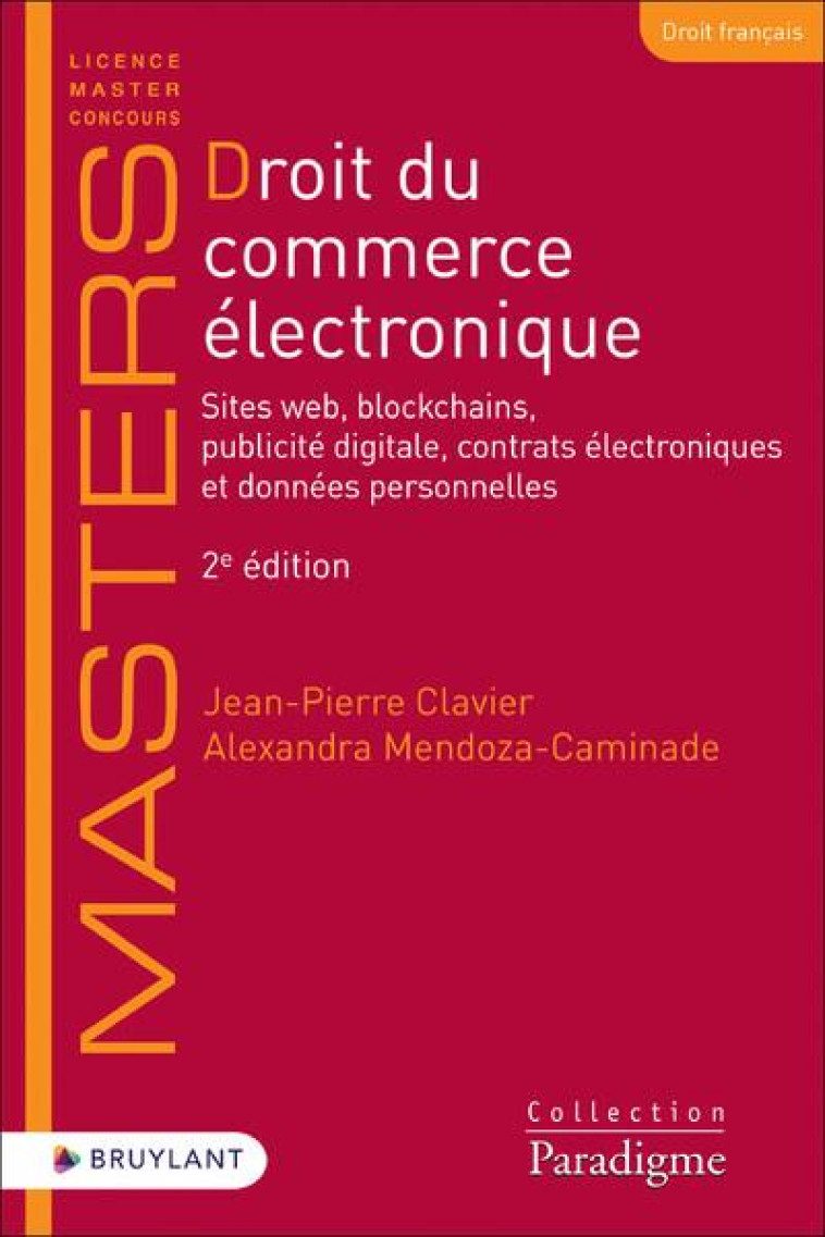 DROIT DU COMMERCE ELECTRONIQUE 2ED - CLAVIER - LARCIER