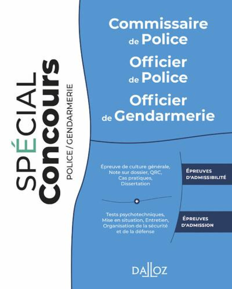 COMMISSAIRE DE POLICE. 9E ED. - DEBOVE FREDERIC - DALLOZ