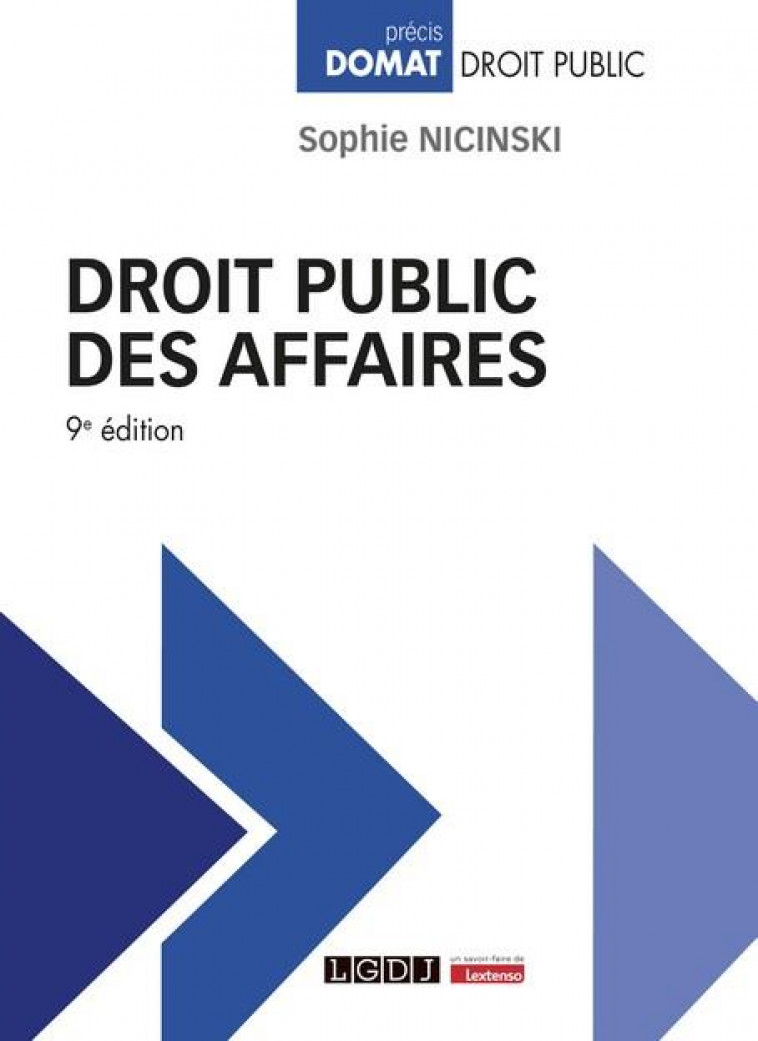 DROIT PUBLIC DES AFFAIRES - NICINSKI SOPHIE - LGDJ