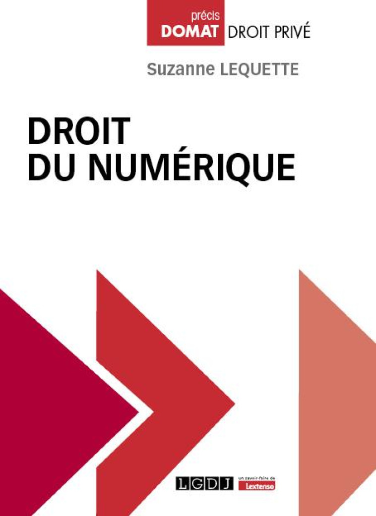 DROIT DU NUMERIQUE - LEQUETTE SUZANNE - LGDJ