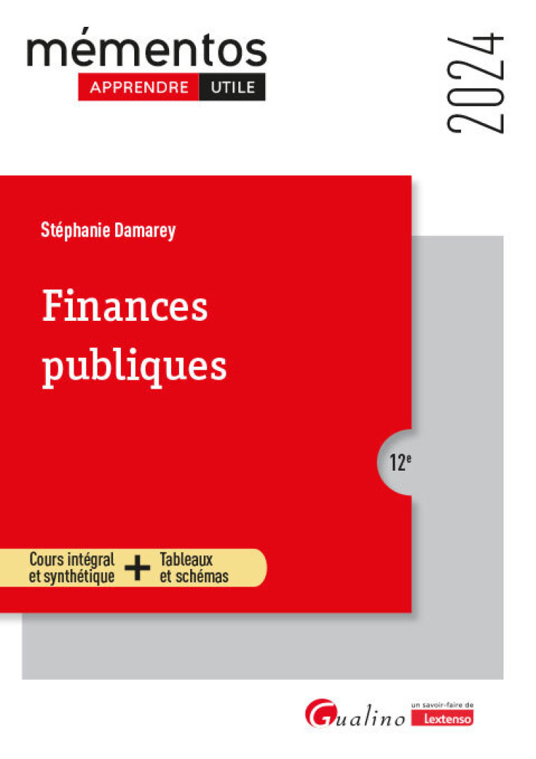 Finances publiques - Damarey Stéphanie - GUALINO