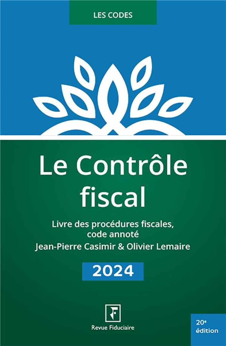 LE CONTROLE FISCAL 2024 - CASIMIR JEAN-PIERRE - FIDUCIAIRE