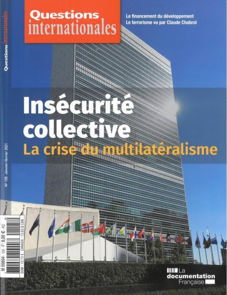 INSECURITE COLLECTIVE : LA CRISE DU MULTILATERALISME - DECAUX/SUR - NC