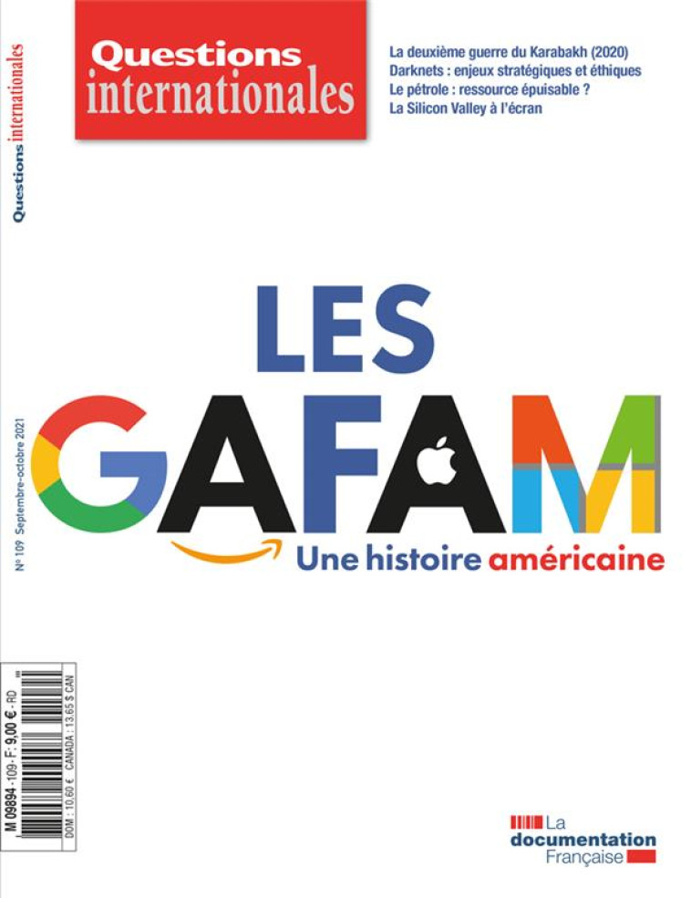 LES GAFAM : UNE HISTOIRE AMERICAINE - 109 - FEIERTAG/NOCETTI - NC