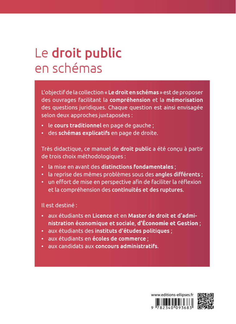 Le droit public en schémas - Wilinski François, Abouadaou François, Delanlssays Thomas, Zerdoumi Frank - ELLIPSES