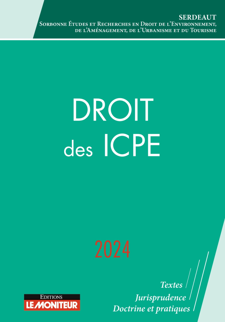 Droit des ICPE 2024 -   - MONITEUR