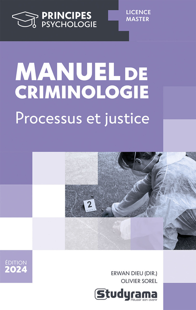 Manuel de criminologie - Dieu Erwan, Sorel Olivier - STUDYRAMA