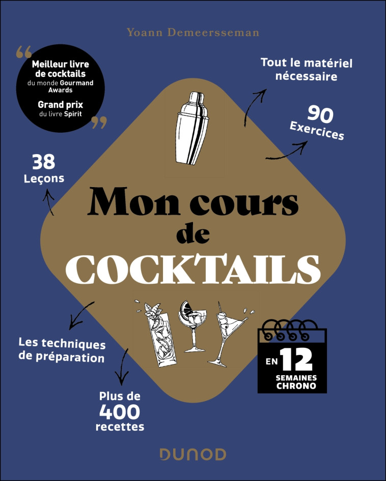 Mon cours de cocktails - Demeersseman Yoann - DUNOD